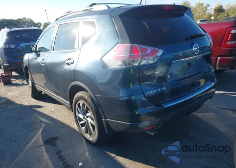 2014 Nissan Rogue Sl из США, поврежденный, VIN 5N1AT2MV6EC858362